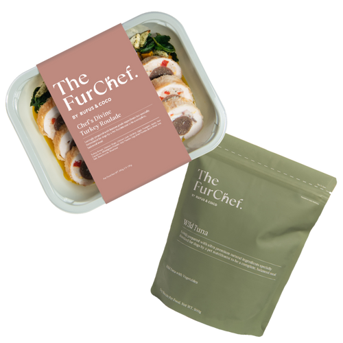 Turkey Roulade Dining Package (Meals & Wild Tuna Biscuits)